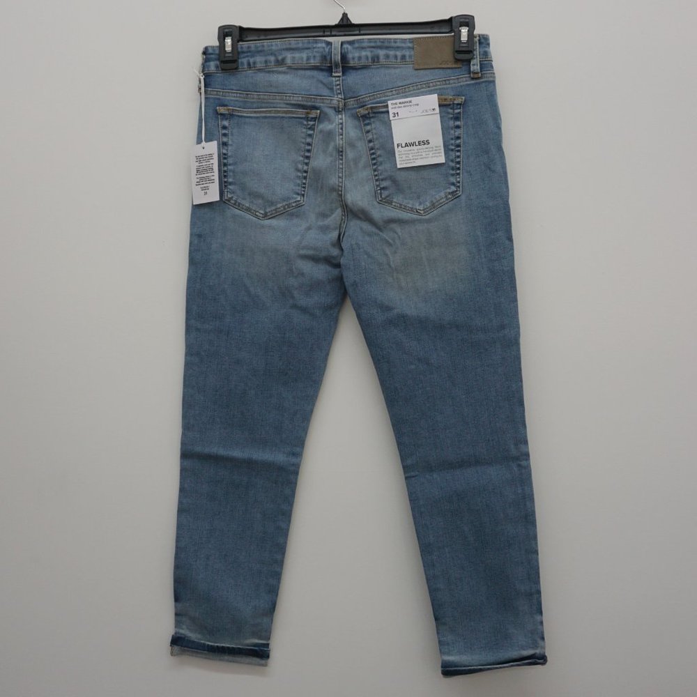 Joes Jeans Womens 31 The Markie Mid Rise Cropped Skinny Jeans Herrera Blue - Picture 2 of 10